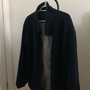 Daniel David oversize navy blue jacket